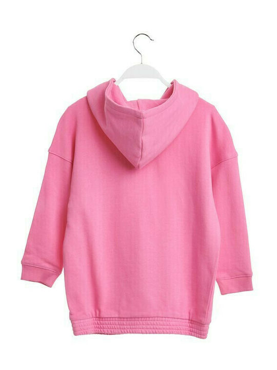 SugarFree Kids Sweatshirt with Hood and Pocket Pink