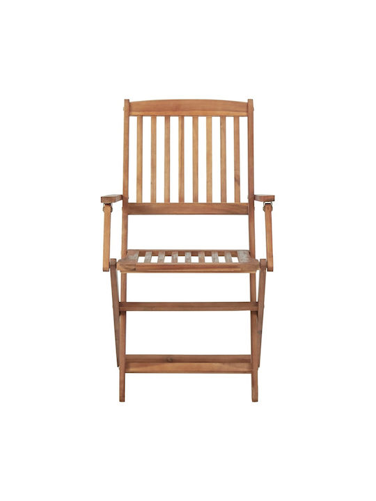 Set Sala De Mese Pentru Exterior 5 Piese Din Acacia