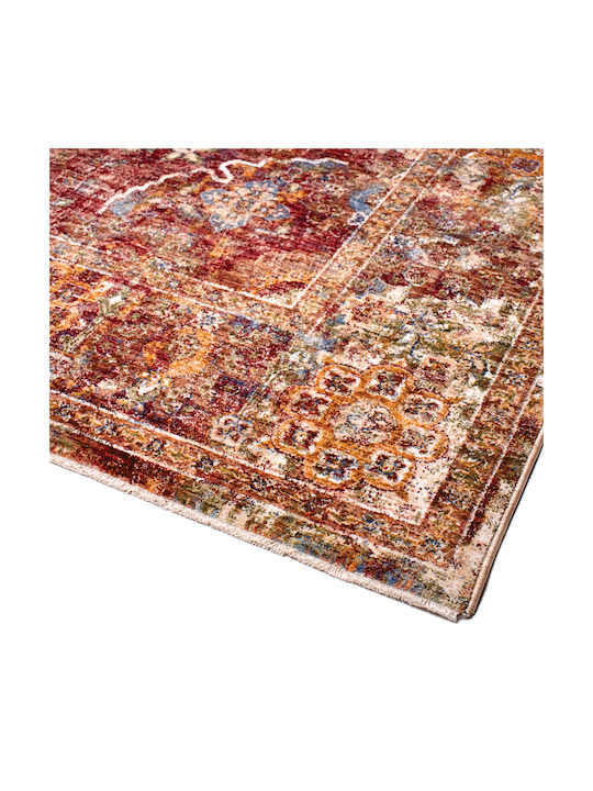 Viokarpet Balmoral 6358A Rug Rectangular Beige / Red