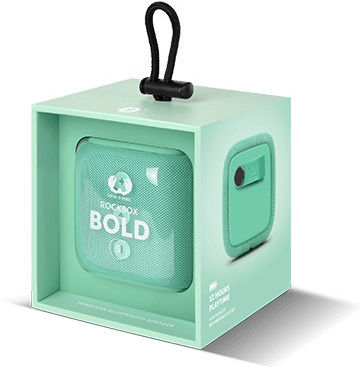 Fresh 'n Rebel Rockbox Bold S Waterproof Bluetooth Speaker 5W with Battery Life up to 12 hours Turquoise