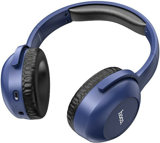 Hoco W33 Безжични / Жични On Ear Слушалки с 10 часа Работа Сини