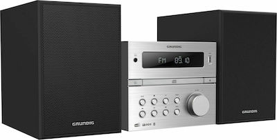 Grundig Ηχοσύστημα GHF1070 120W με CD / Digitale Medien Player και Bluetooth Schwarz / Silber