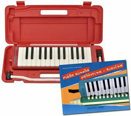 Hohner Melodică 26 Clape Student 26 Roșu Pachet de cărți muzicale