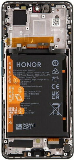 Honor Οθόνη mit Touch-Mechanismus und Rahmen für Ehre 50 (Grün)