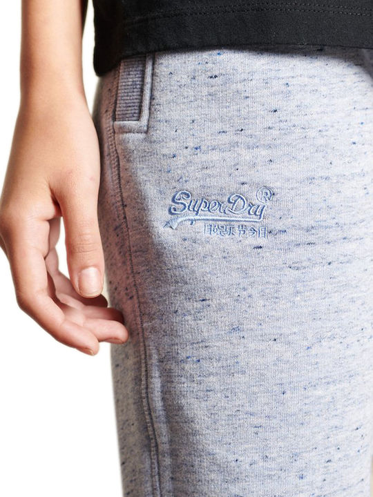 Vintage Logo High Waist Sweatpants Jogger Light Blue