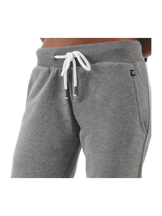 Παντελόνι Φόρμας με Λάστιχο Gray Melange