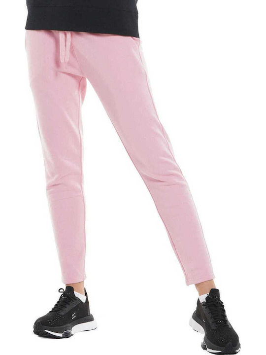 021144 Sweatpants Jogger Fleece Pink