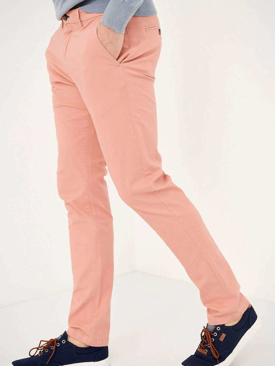 FBM005-00102 Hose Chino Elastisch in Normaler Passform Nude