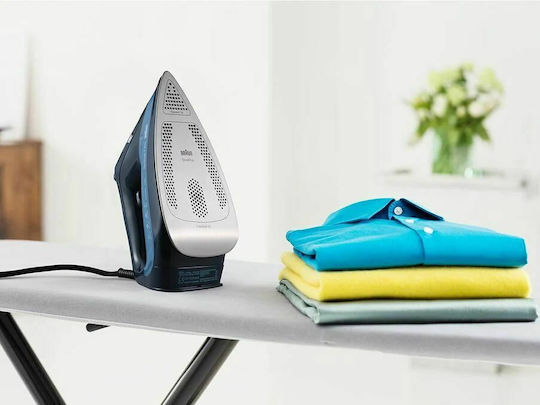 Braun Texstyle 7 Pro SI 7160 SI7160BL Steam Iron 3000W with Continuous Steam Supply 50g/min