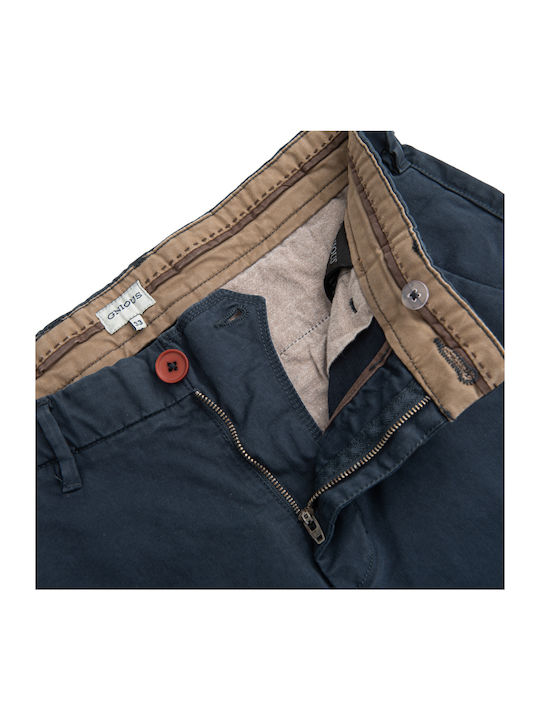 Trousers Chino in Slim Fit Navy Blue