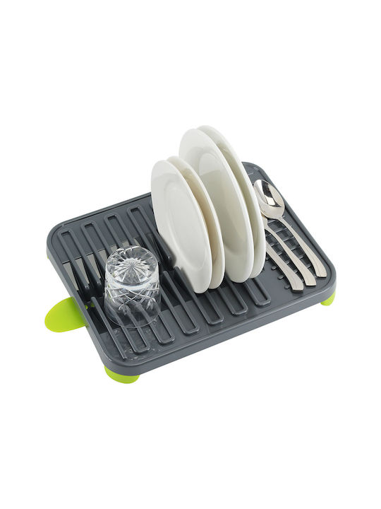 Luigi Ferrero FR-3830P Plastic Gray Dish Rack 38x30x4.5cm