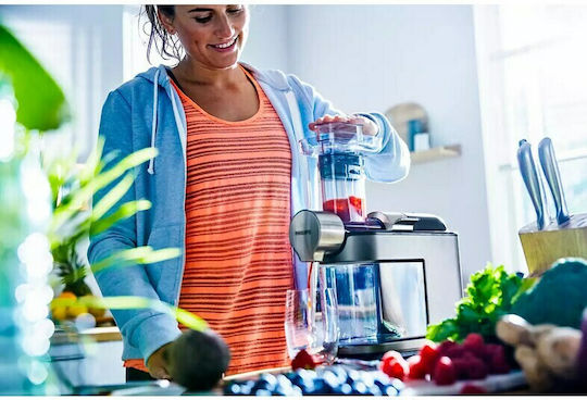 Philips Avance Collection Slow Press Juicer 200W Inox Black