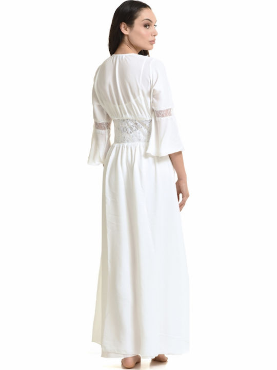 Miss Rosy Braut Damen Robe Weiß
