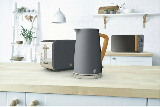 Swan ST14610GRYN Тостер Двуместна 900W Сив