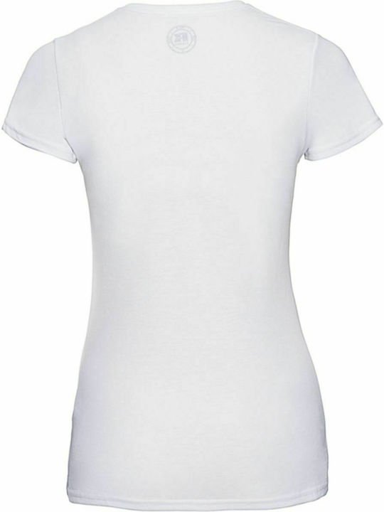 Russell Europe HD Damen T-shirt Weiß