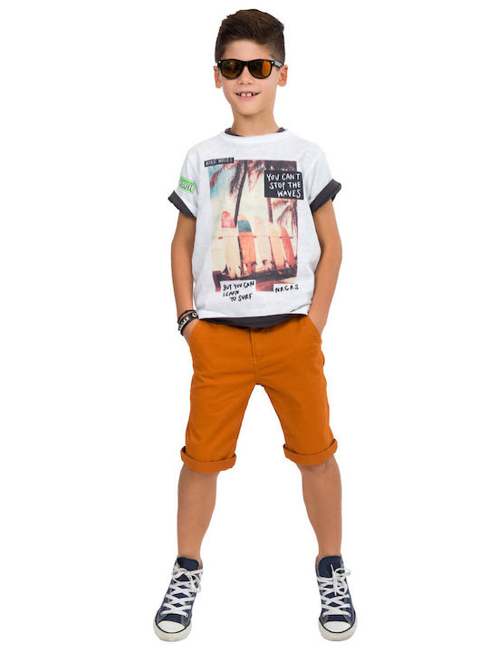 Energiers Kids' Shorts/Bermudas Fabric Orange