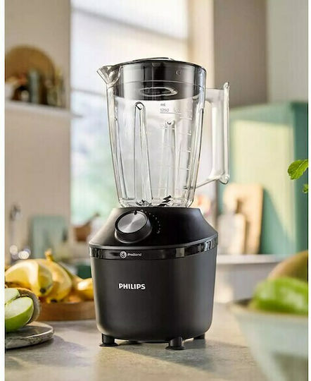 Philips 3000 Series Blender With Plastic Jug 1.25 L 600W Black