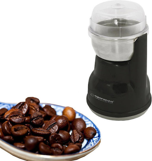 Esperanza Electric Coffee Grinder 160W for 50gr Beans Black
