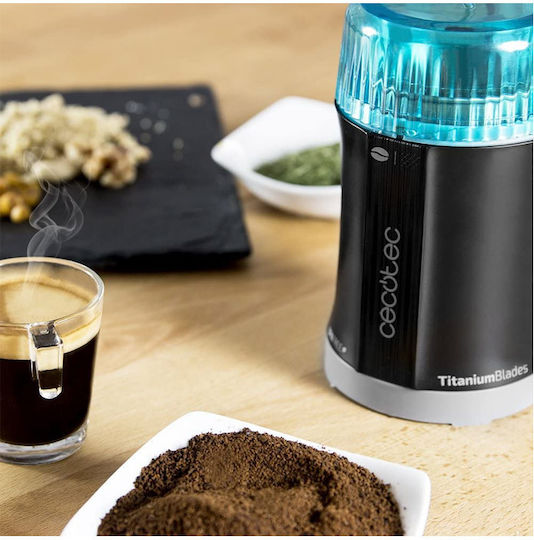 Cecotec Titanmill 200 Electric Coffee Grinder 200W for 50gr Beans Black