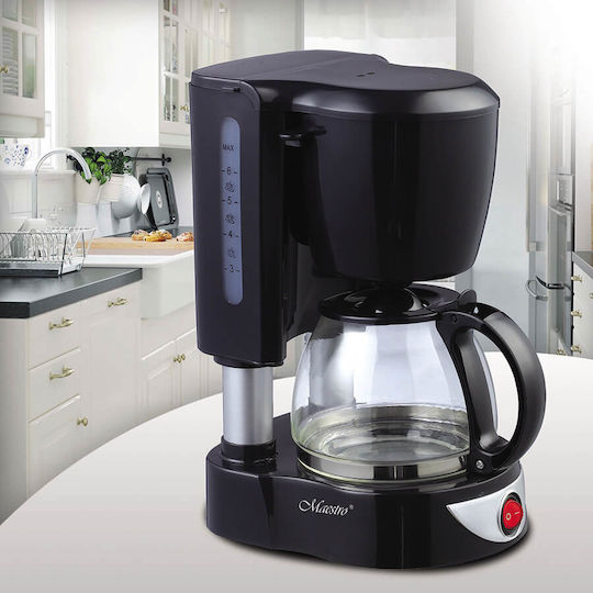 Maestro MR406 Filter Coffee Maker 550W Black