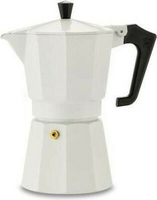 Pezzetti Italexpress Stovetop Espresso Pot for 1Cups White