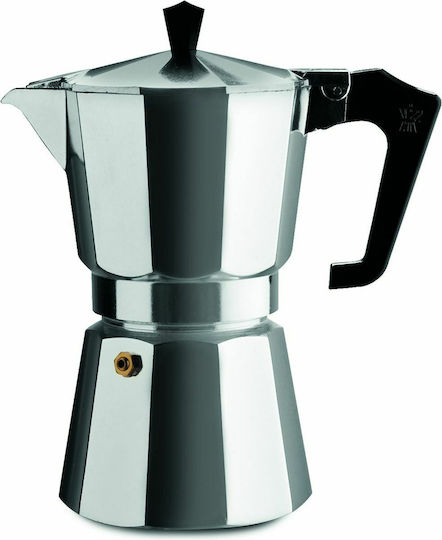 Pezzetti Italexpress Μπρίκι Espresso 1cups Ασημί