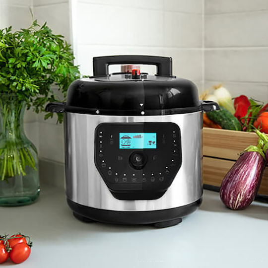 Cecotec H Deluxe Πολυμάγειρας 1000W με Χωρητικότητα 6lt Ασημί