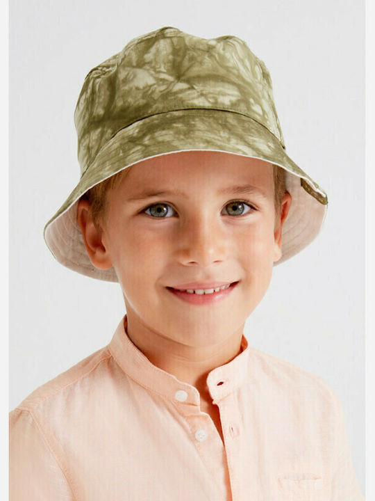 Mayoral Kids' Hat Bucket Fabric Khaki