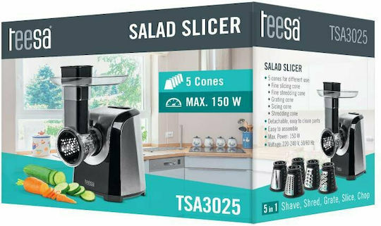 Teesa Tăietor de legume / fructe 150W Negru
