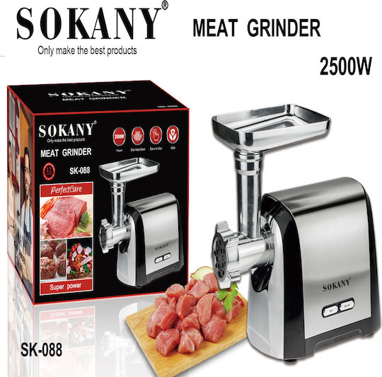 Sokany SK-088 Meat Grinder 3200W Silver