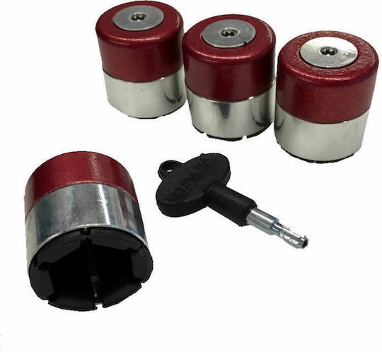 Carner Μπουλόνια Ασφαλείας Safewheel για Κλειδί No 19 4τμχ