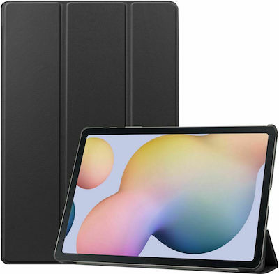 Tri-Fold Flip Cover Δερματίνης / Σιλικόνης Μαύρο (Galaxy Tab S7+)