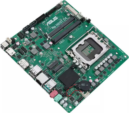Asus Pro H610t D4 Csm Motherboard Mini ITX με Intel 1700 Socket 90MB1AM0-M0EAYC