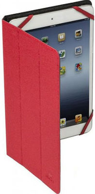 Rivacase 3122 Double Sided Flip Cover Synthetic Leather Red / Black (Universal 7-8") 3122