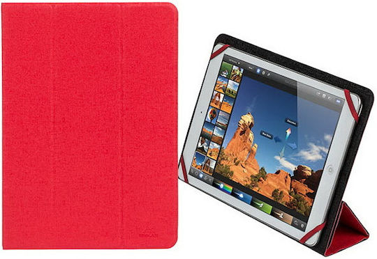 Rivacase 3122 Double Sided Flip Cover Κόκκινο / Μαύρο (Universal 7-8")