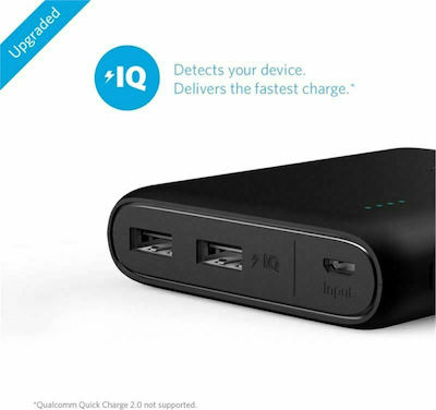 Anker PowerCore 10400mAh with 2 USB-A Ports Black