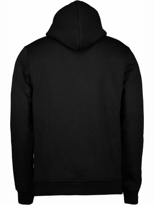 Carsjeans Men's Sweatshirt with Hood and Pockets Black