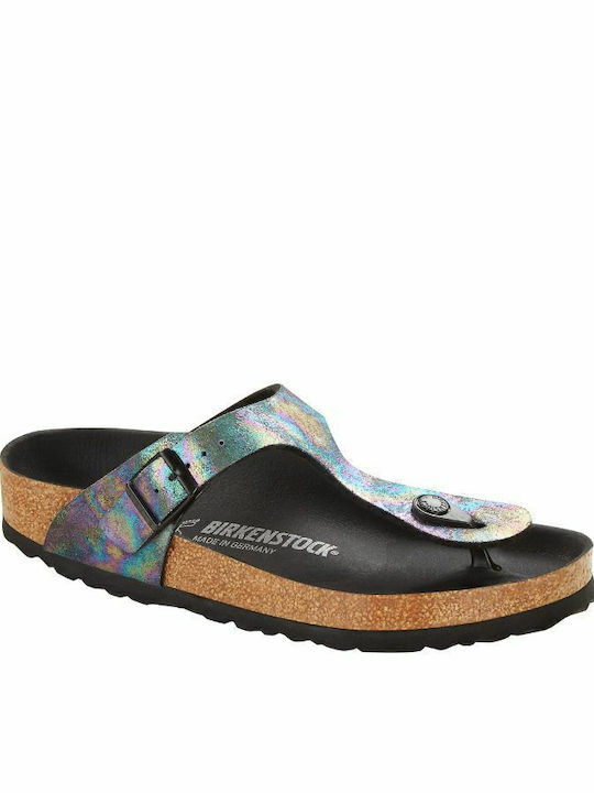 Gizeh Women's Flat Sandals Anatomic in Black Color Regular Fit