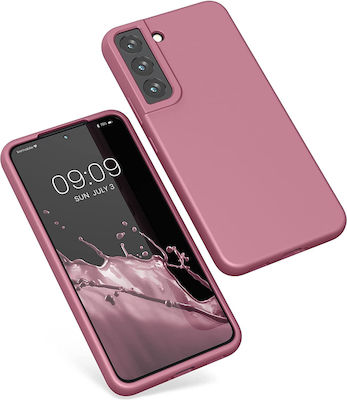 KWmobile Soft Flexible Coperta din spate Silicon Deep Rusty Rose (Galaxy S22 5G) 56756.167