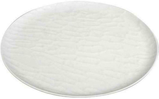 Espiel Wavy Farfurie Deșert din Melamină alb mat cu Diametru 21cm Espiel Wavy Farfurie Deșert din Melamină alb mat cu Diametru 21cm