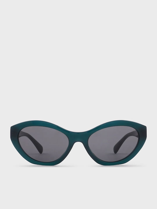 Emporio Armani Women's Sunglasses with Green Plastic Frame and Gray Lens EA4172 512787