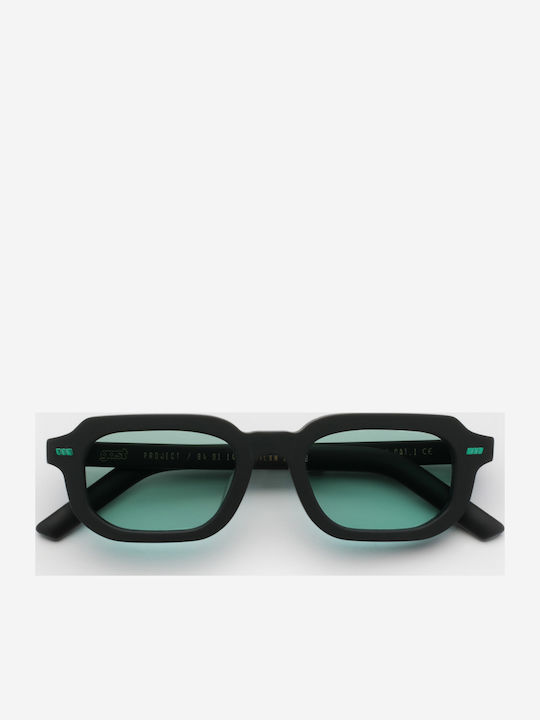 Gast PAI Unisex Sunglasses with Black Plastic Frame PA02