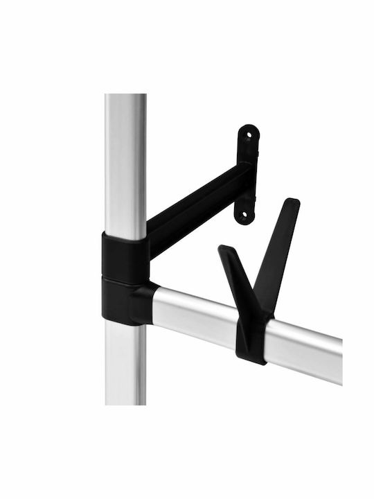 vidaXL Floor Garment Rack made of Metal Silver
