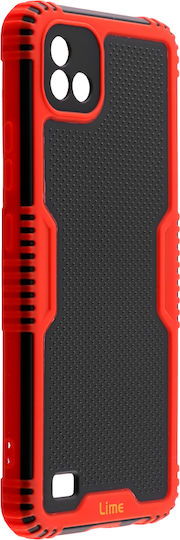 Lime Armadillo Camera Guard Back Cover Plastic Red (Realme C11 2021)