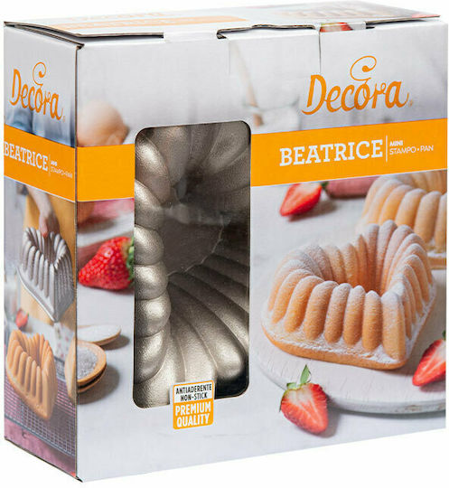 Decora Formă de Patiserie pentru Chec Rotund din Aluminiu 16x16x6buc 1buc