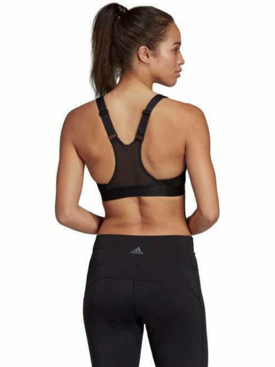 adidas Stronger For It Racer Frauen Sport-BHs Sport-BH Schwarz