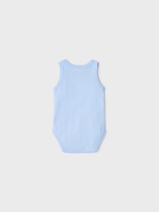 Mayoral Baby Bodysuit Underwear Set Sleeveless Light Blue