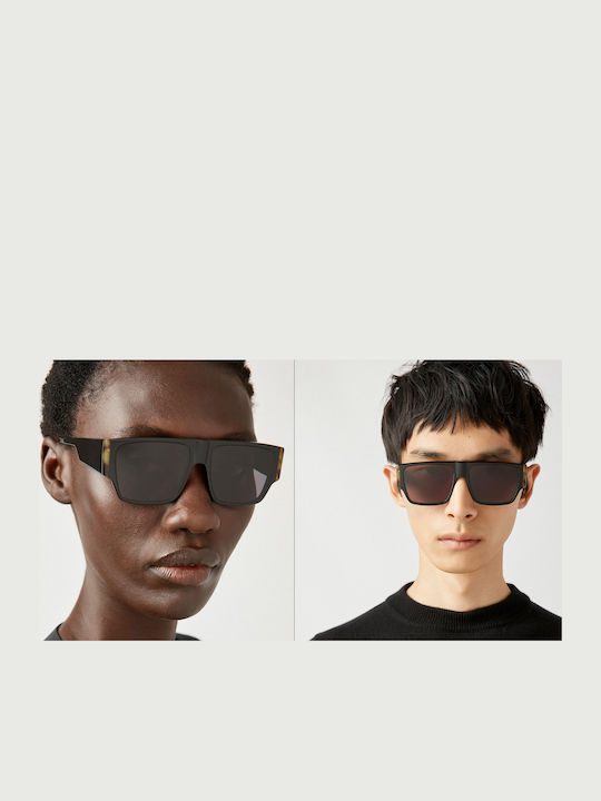 Kaleos Robledo 001 Unisex Γυαλιά Ηλίου με Μαύρο Κοκκάλινο Σκελετό και Μαύρο Φακό ROBLEDO 1
