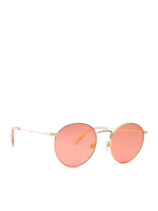 Levi's Unisex Sunglasses with Rose Gold Metal Frame LV1005/S DDB/K1