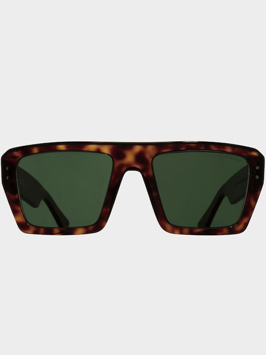 Bărbătești Ochelari de soare cu Maro Tortoise Cadru și Verde Lentilă